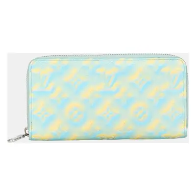 Louis Vuitton Blue Monogram Empreinte Summer Stardust Zippy Wallet