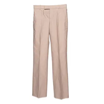 Marni Beige Cotton Wide Leg Trousers