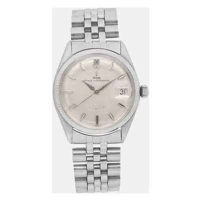 Tudor White 14k White gold Prince OysterDate Automatic Men's Wristwatch