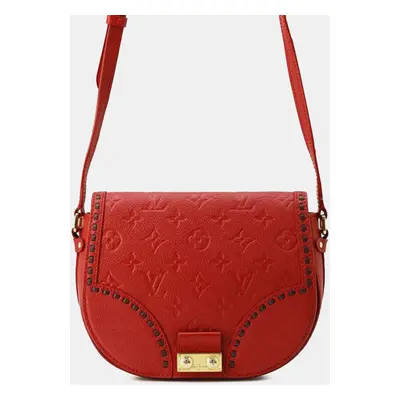 Louis Vuitton Red Monogram Empreinte Junot Crossbody Bag