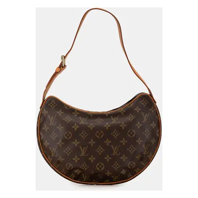 Louis Vuitton Brown Monogram Canvas Croissant MM Handbag