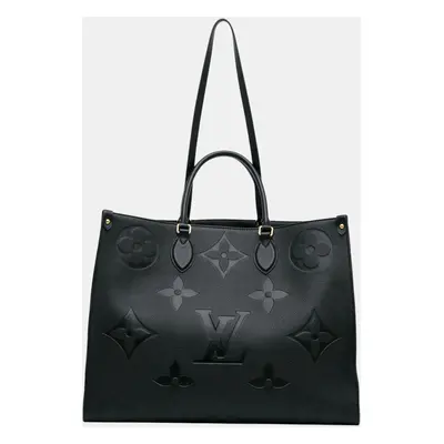 Louis Vuitton Black Monogram Empreinte Onthego MM