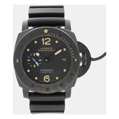 Panerai Black Carbotech Luminor Submersible 3 Days PAM00616 Automatic Men's Wristwatch