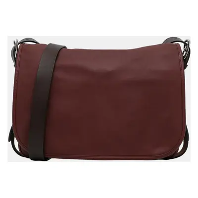 Hermes Red Sikkim Barda Messenger Bag