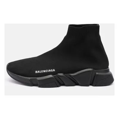 Balenciaga Black Knit Fabric Speed 2.0 Sock Sneakers Size