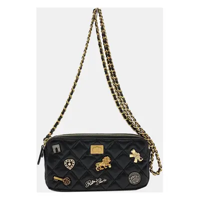 Chanel Chanel 2.55 Chain Wallet Matelasse Lucky Charm Heart Key Ribbon Arc De Triomphe Lion Lamb