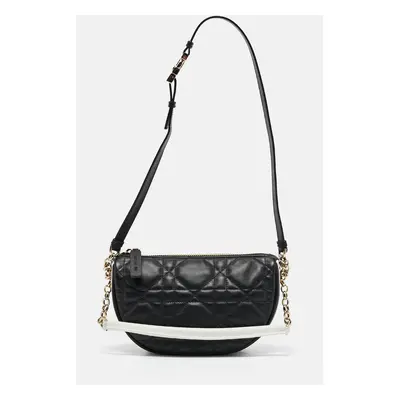 Dior Black Cannage Leather Small Vibe Hobo