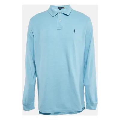 Polo Ralph Lauren Light Blue Cotton Pique Classic Fit Polo T-Shirt