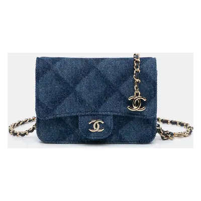 Chanel Denim Printed Belt Bag