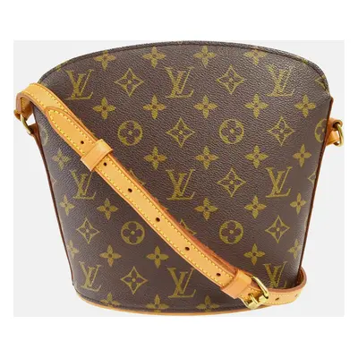 Louis Vuitton Brown Monogram Canvas Drouot Shoulder Bag