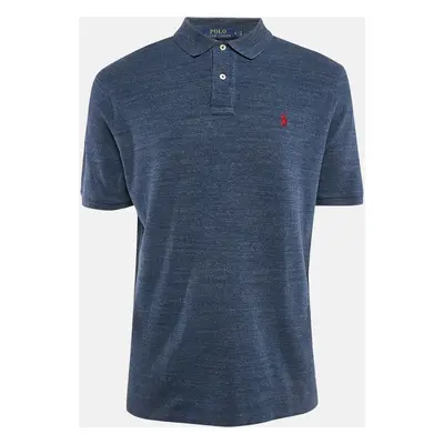 Polo Ralph Lauren Navy Blue Cotton Classic Fit Polo T-Shirt