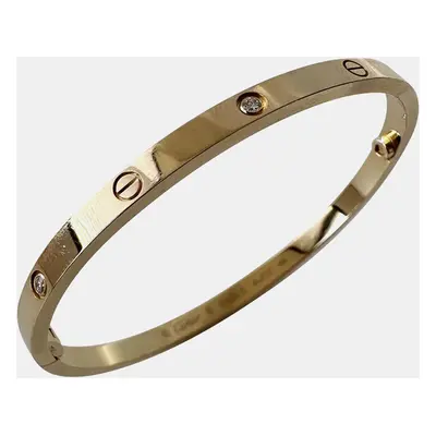 Cartier 18K Yellow Gold and Diamonds Love Bangle Bracelet