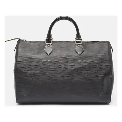 Louis Vuitton Black Epi Leather Speedy Bag