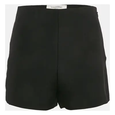 Valentino Black Wool Blend Short