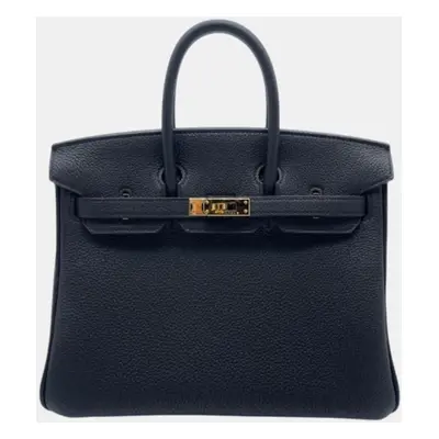 Hermes Noir Togo Leather Birkin Bag