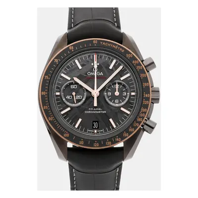 Omega Grey Ceramic Speedmaster Moonwatch 311.63.44.51.99.001 Automatic Men's Wristwatch mm