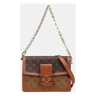 Louis Vuitton Brown Monogram Reverse Dauphine MM