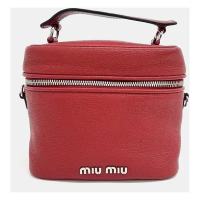 Miu Miu Madras Tote And Shoulder Bag