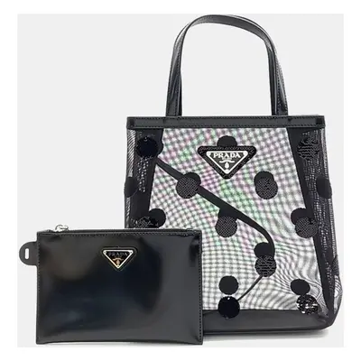 Prada Sequin Mesh Tote Bag