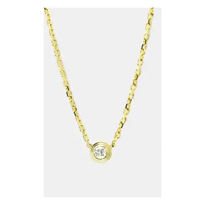 Cartier 18K Yellow Gold and Diamond Diamants Légers Pendant Necklace