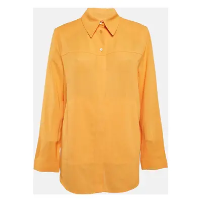 Jacquemus Orange Cotton Crepe Back Slit Shirt