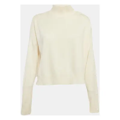 Louis Vuitton Cream Cashmere High Neck Sweater