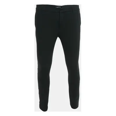 Balmain Black Cotton Trousers