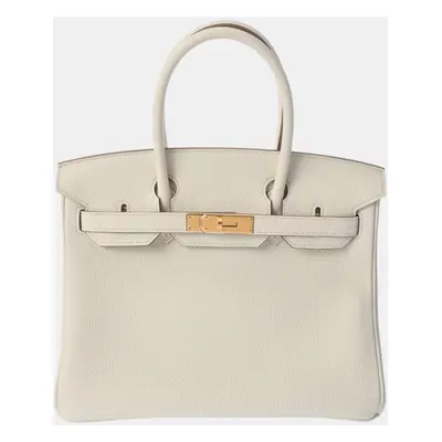 Hermes Mushroom Togo Leather Birkin Bag