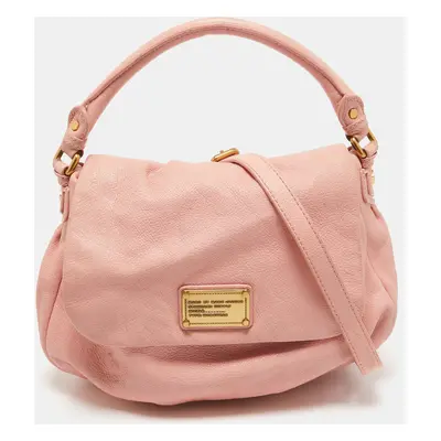 Marc by Marc Jacobs Pink Leather Classic Q Lil Ukita Top Handle Bag