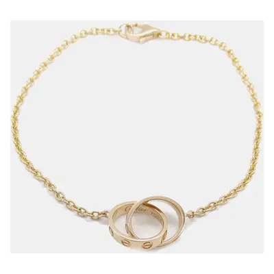 Cartier 18K Rose Gold Love Chain Bracelet