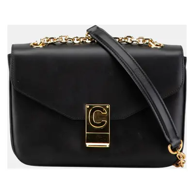 Celine Black Medium Leather C Bag