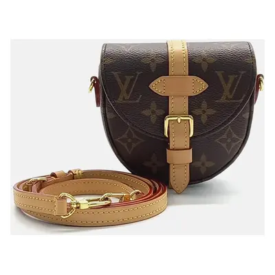 Louis Vuitton Brown Coated Canvas Micro Chantilly Bag