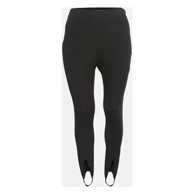 Saint Laurent Paris Black Stretch Knit Stir Up Leggings