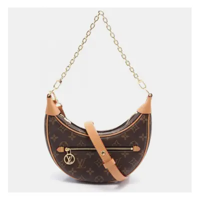 Louis Vuitton Brown Monogram Canvas Loop Shoulder Bag