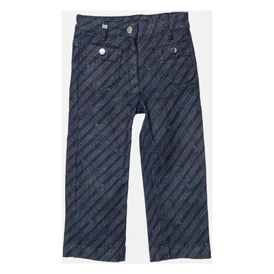 Givenchy Blue Logo Pattern Denim Jeans Yrs