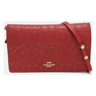 Coach Red Leather Hayden Crossbody Bag