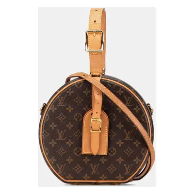 Louis Vuitton Brown Monogram Petite Boite Chapeau