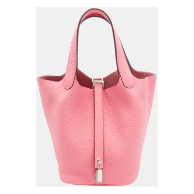 Hermes Picotin Lock PM Leather Handbag