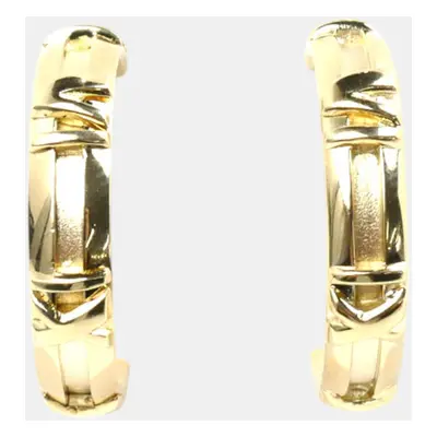 Tiffany & Co. 18K Yellow Gold Atlas Hoop Earrings