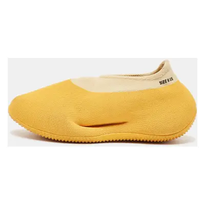 Yeezy x Adidas Yellow Knit Fabric Low Top Sneakers Size