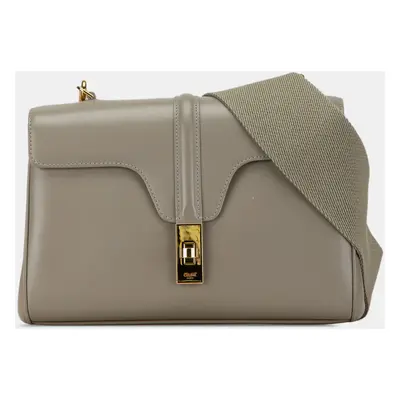 Celine Green Teen Smooth Calfskin Soft Crossbody Bag