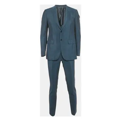 Ermenegildo Zegna Blue Wool Pants Suit