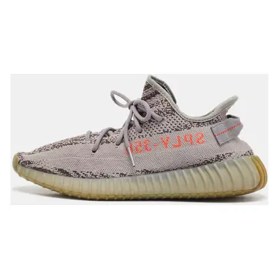 Yeezy x Adidas Grey Knit Fabric Boost V2 Beluga 2.0 Sneakers Size