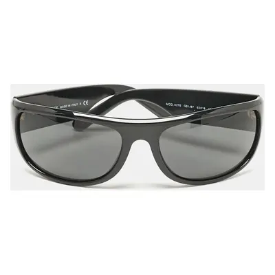 Versace Black MOD. Medusa Oval Sunglasses