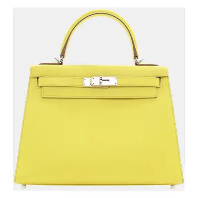 Hermes Soufre Epsom Leather Kelly Sellier Bag