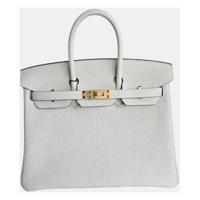 Hermes Birkin Gris Pale in Togo leather with GHW bag