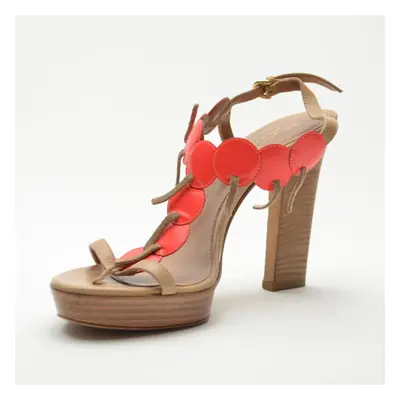 Sergio Rossi Cherry Platform Sandals Size