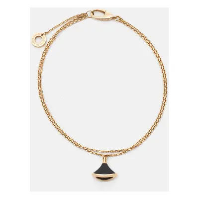 Bvlgari Divas' Dream Onyx 18k Rose Gold Bracelet