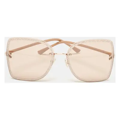 Jimmy Choo Rose Gold LETI/S Buetterfly Sunglasses