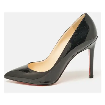 Christian Louboutin Black Patent Leather Pigalle Pumps Size